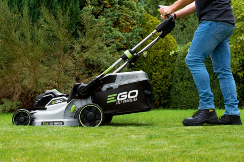 47 Cm Gräsklippare Med 2x5.0ah Batterier